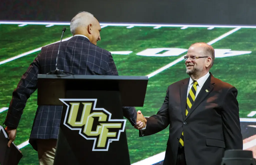 University of Central Florida Athletic Director Terry Mohajir welcomes UCF...