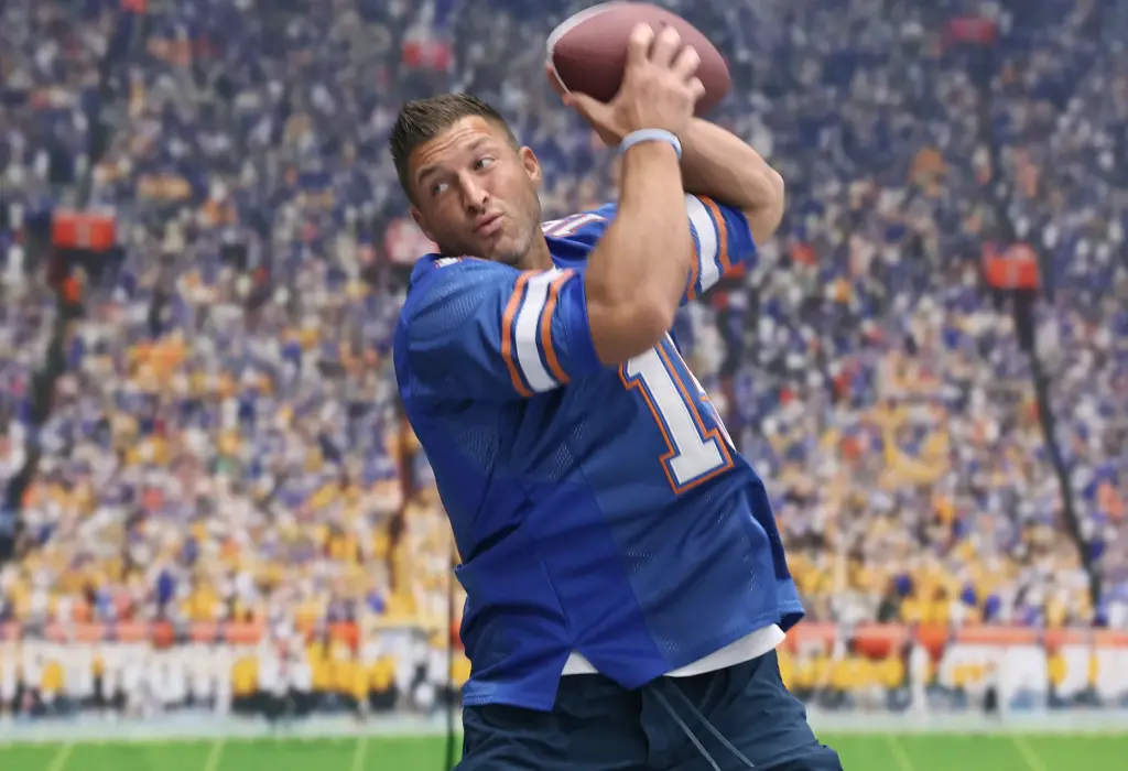 Former University of Florida Heisman Trophy winning quarterback Tim Tebow...