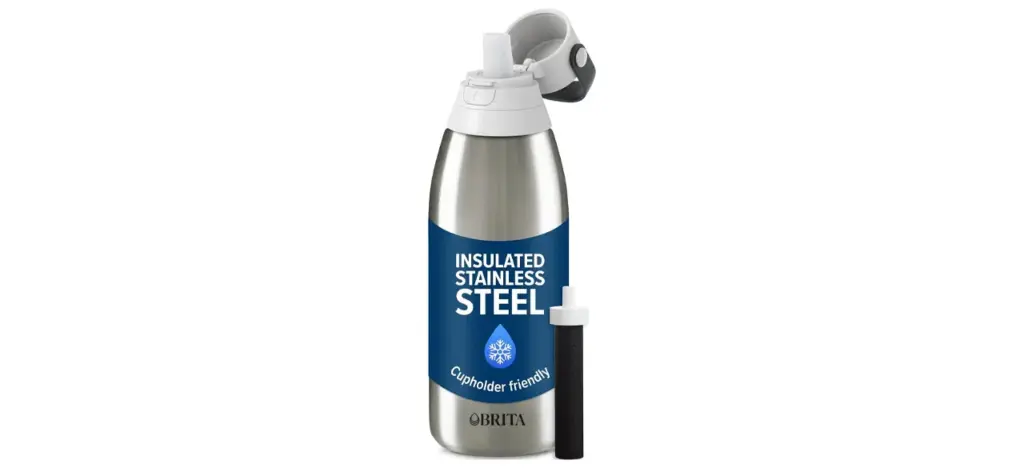 Brita Insulated Filtered Water Bottle with Straw