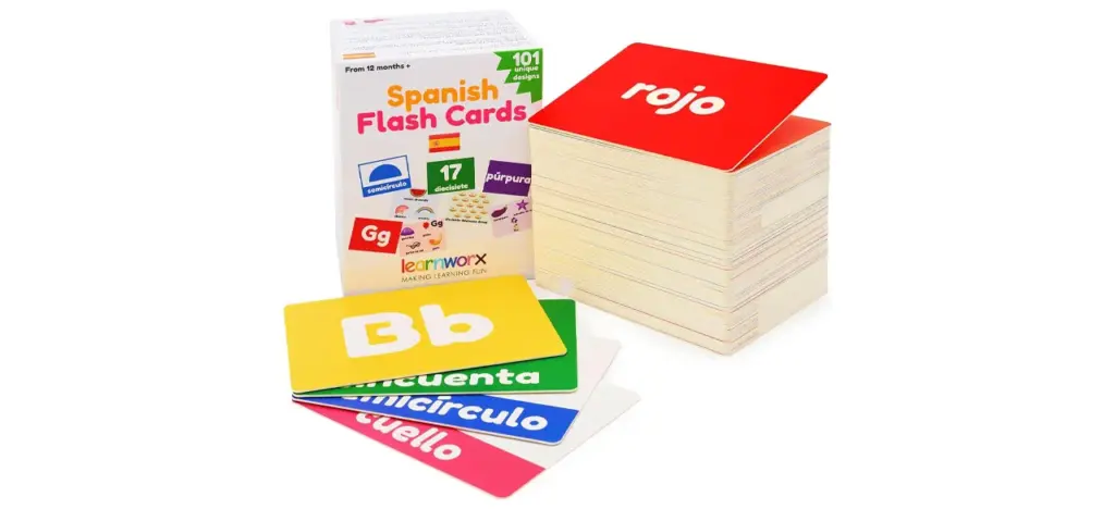 learnworx My First Spanish Flashcards