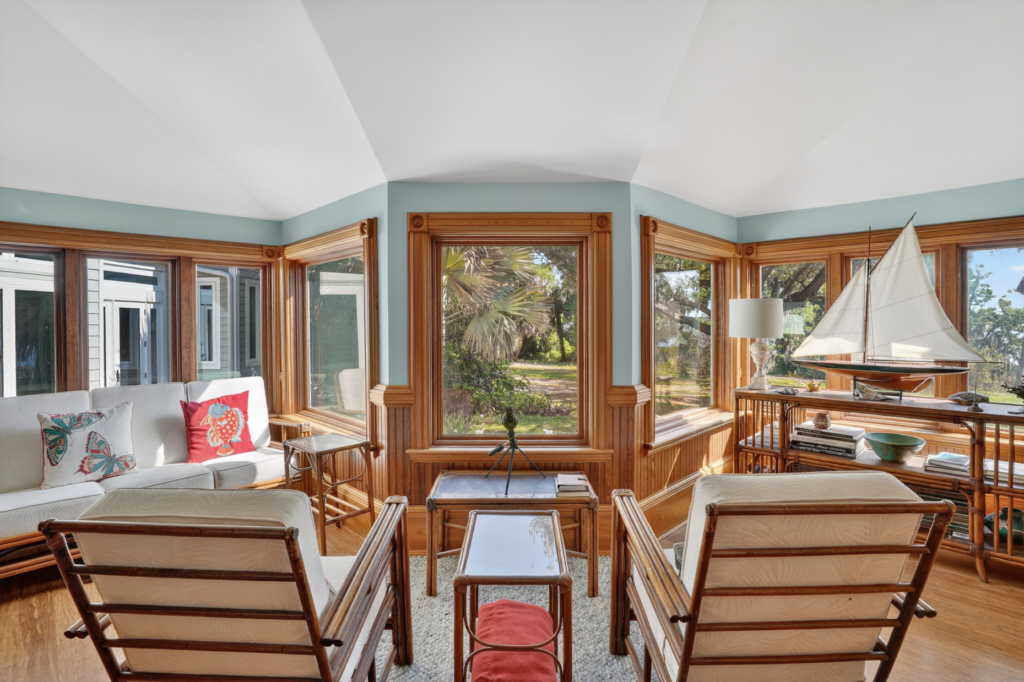 The octagonal structure provides 360-degree views of Lake Mariion. (Photo...