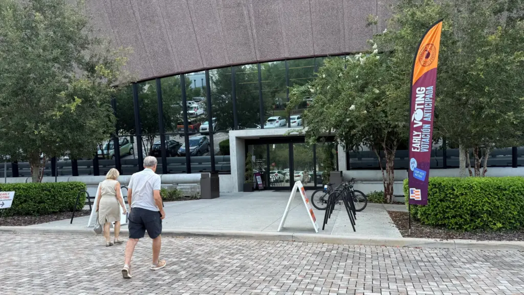 The Winter Park Library is an early voting site, pictured...