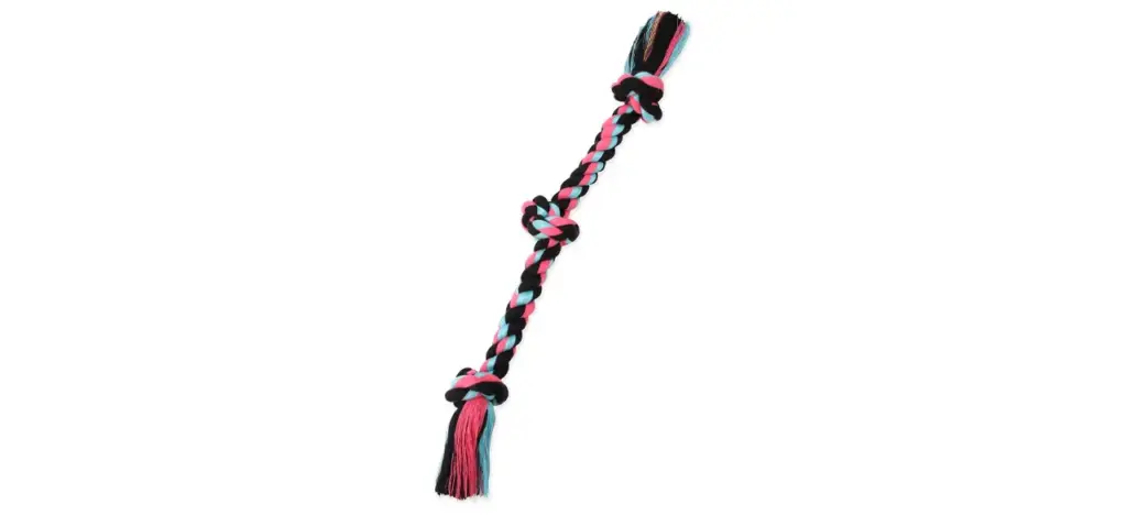 Mammoth Cotton Blend 3-Knot Dog Rope Toy