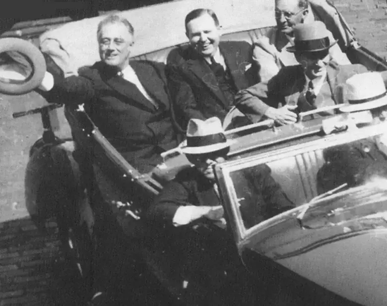 President Franklin Delano Roosevelt visits Rollins College on March 23,...