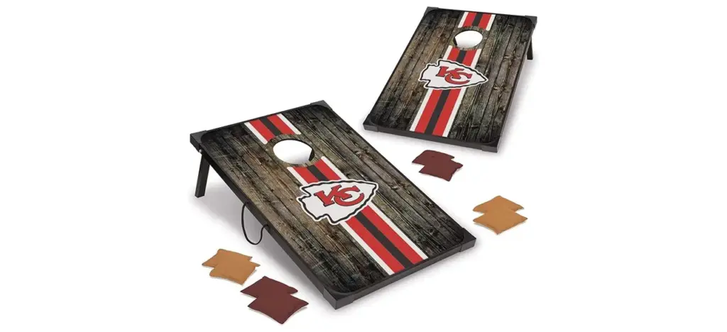 Wild Sports NFL Pro Football MDF Wood Deluxe Cornhole Set