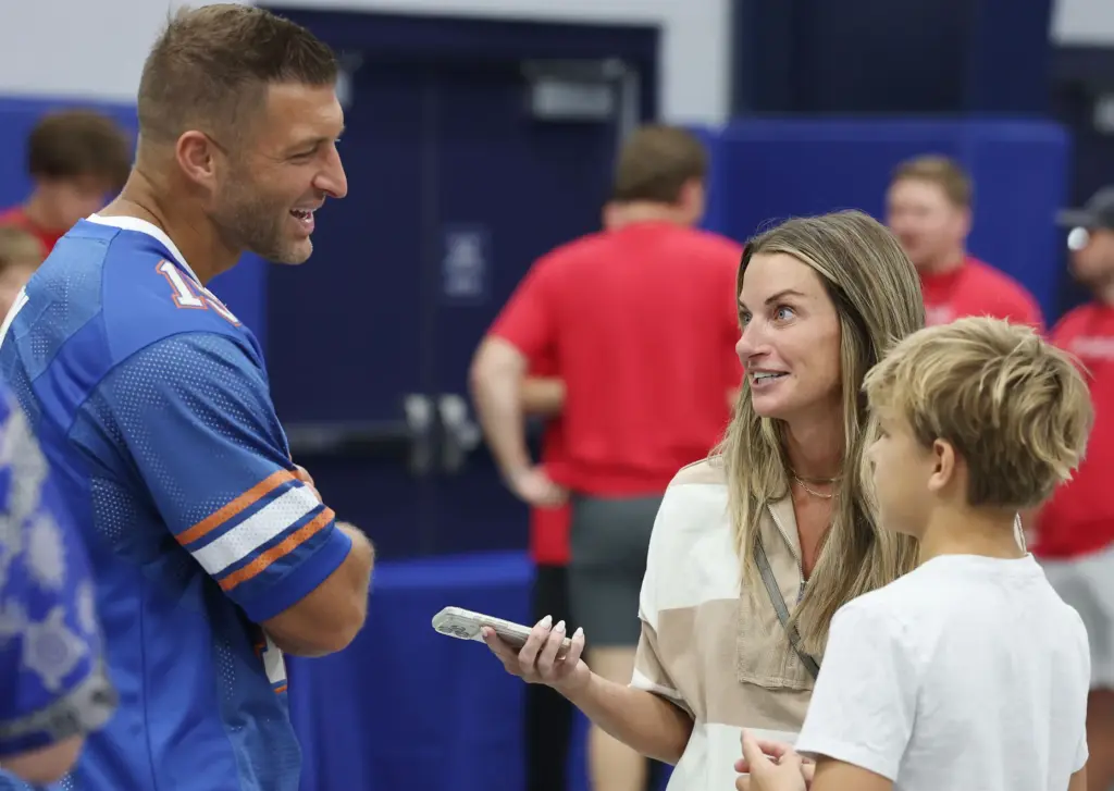 Former University of Florida Heisman Trophy winning quarterback Tim Tebow...