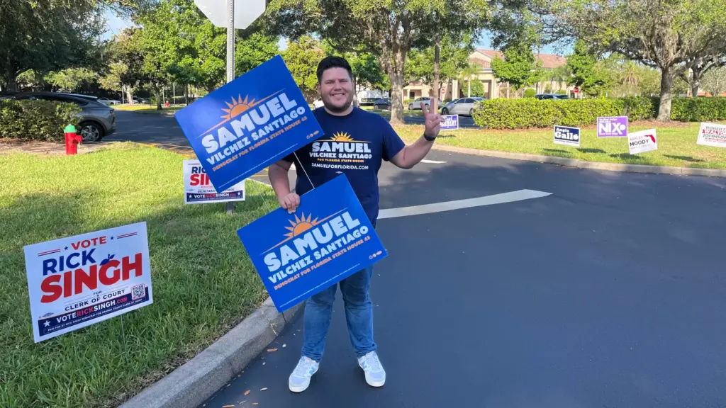 Samuel Vilchez Santiago, candidate for House of Representatives District 43,...
