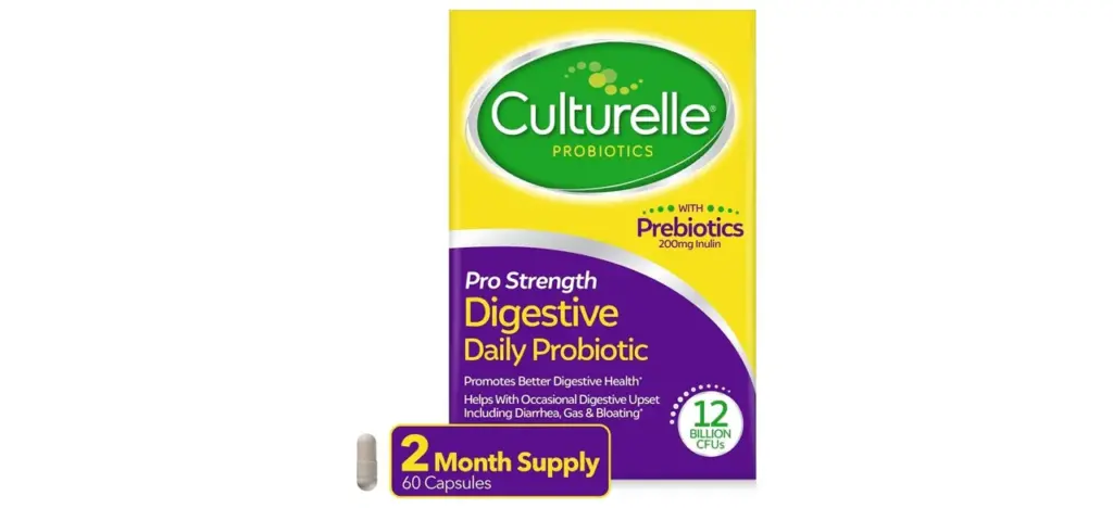 Culturelle Pro Strength Digestive Daily Probiotic 2-month supply package