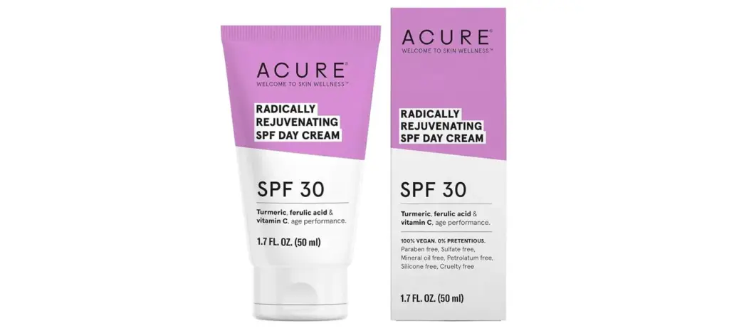 Acure Radically Rejuvenating SPF 30 Day Cream