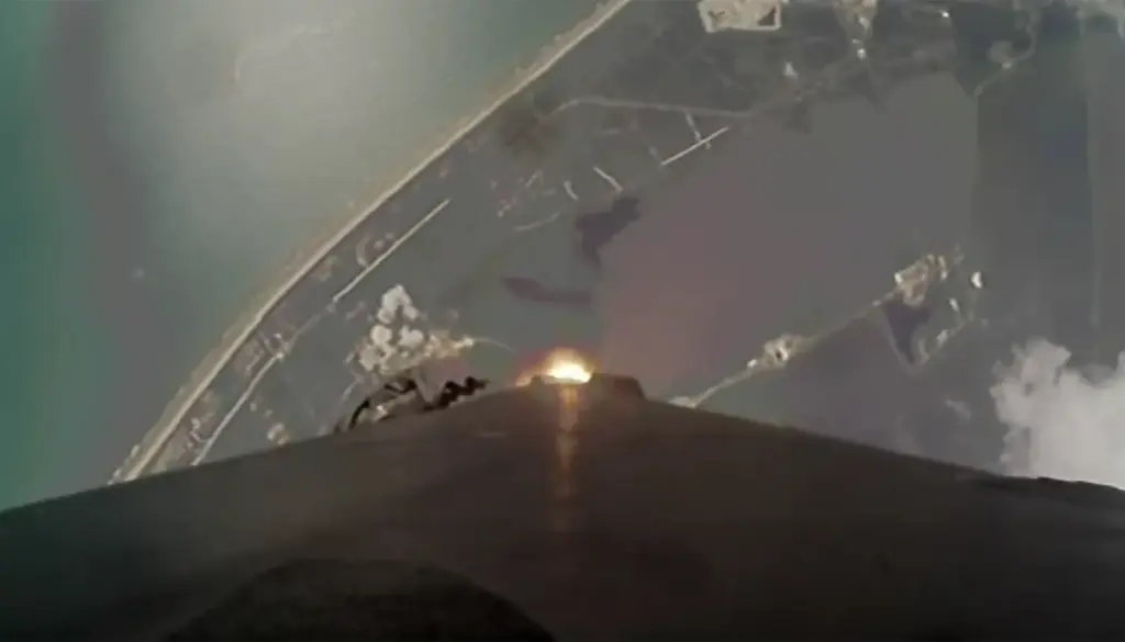 A SpaceX Falcon 9 launches with 29 Starlink satellites from...