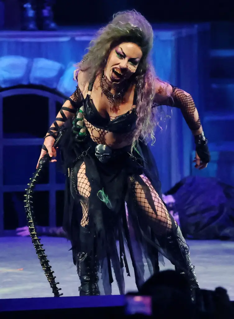 The character âPestilenceâ cracks the whip during Scream & Sweat,...