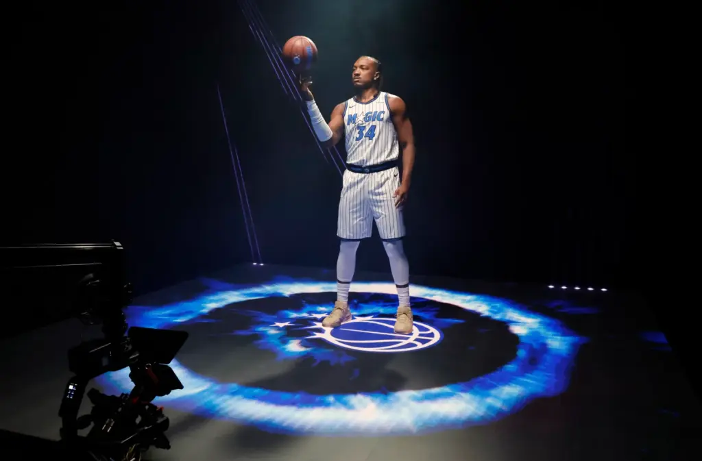 Orlando Magic Center-Forward Wendell Carter Jr. during the teamâs media...