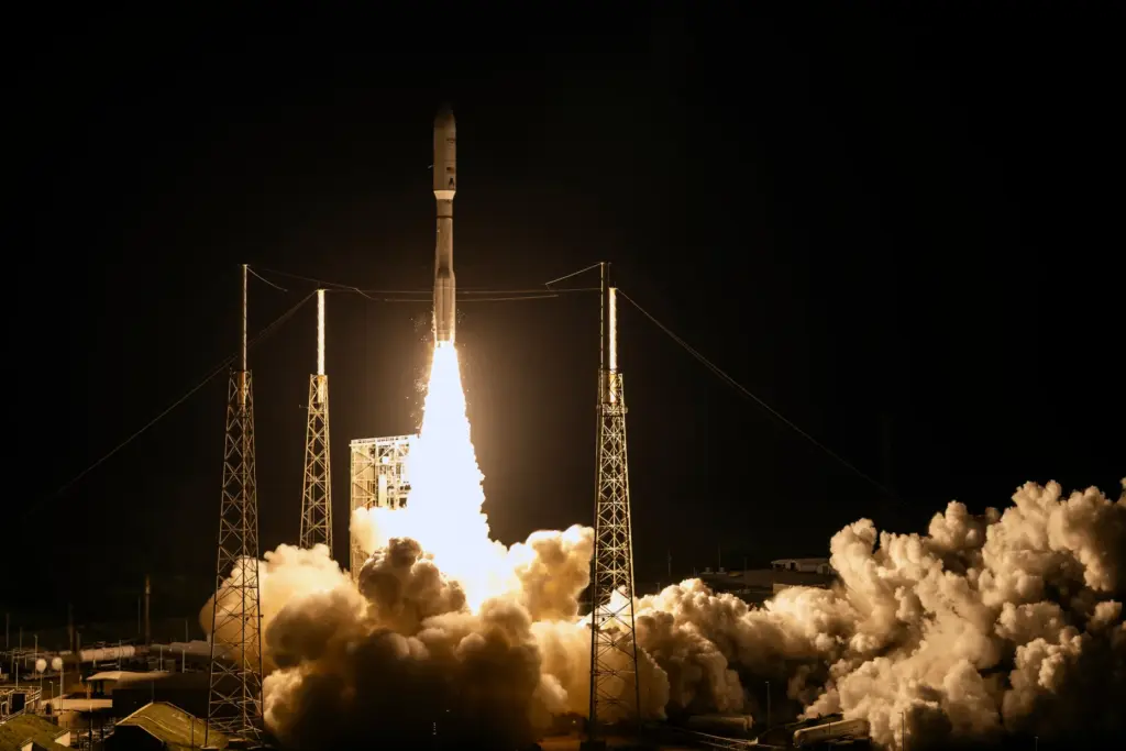 A United Launch Alliance Atlas V rocket launches on the...