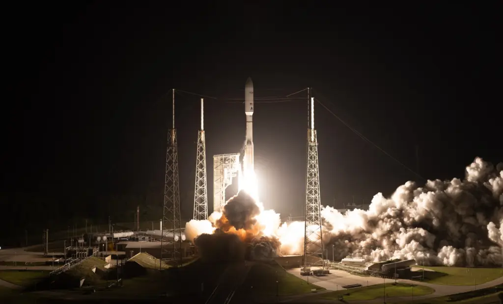 A United Launch Alliance Atlas V rocket launches on the...