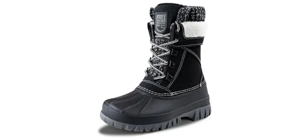 Free Soldier Women's Waterproof Duck Boots