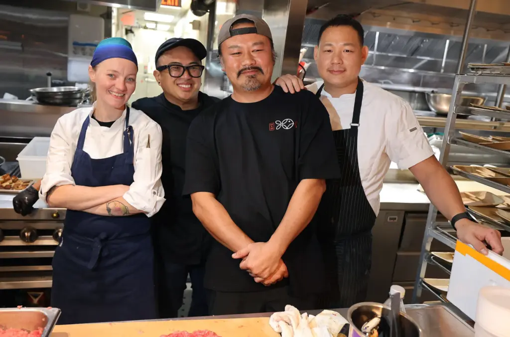 The Sushi Saint team is pictured during the Sushi Showdown...