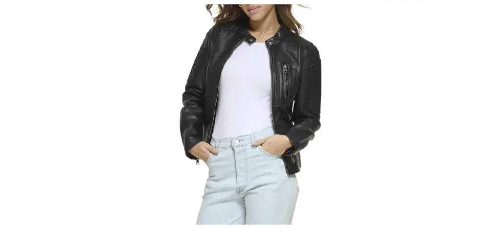 Levi's Women's Faux Leather Motocross Racer Jacket