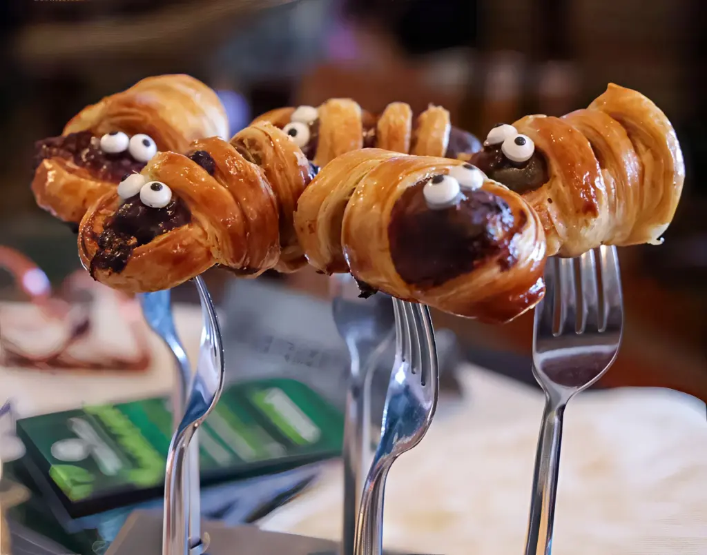 14th HOOLEY AT DISNEY â âBandaged Bangers âmini sausages wrapped...