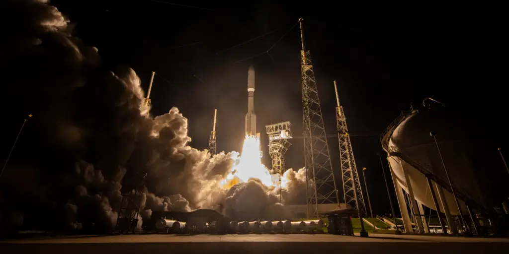A United Launch Alliance Atlas V rocket launches on the...