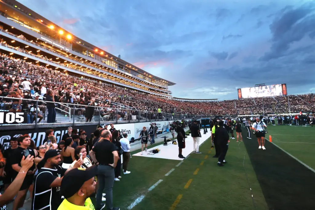 The stadium is pictured during the Bethune-Cookman at University of...