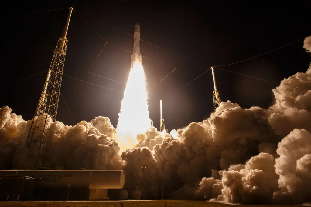 A United Launch Alliance Vulcan rocket on the USSF-87 national...
