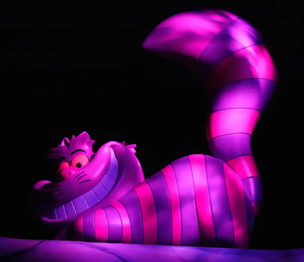 The Cheshire Cat from Disney's 1951 animated classic Alice in...