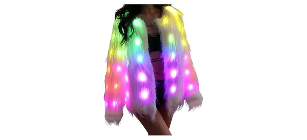 Shinyou Faux Fur LED Light-Up Jacket