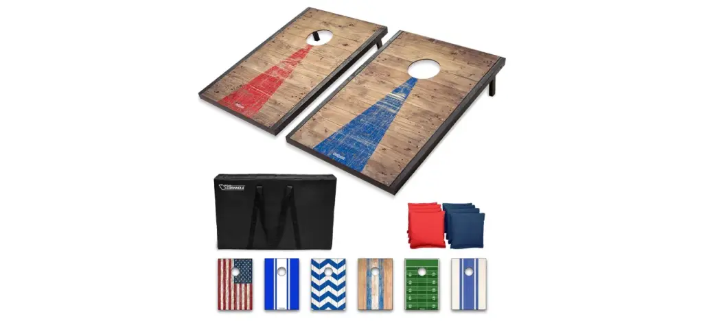 GoSports Classic Rustic Cornhole Set