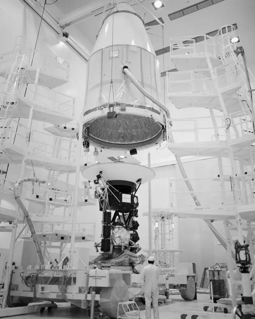 At the Spacecraft Assembly and Encapsulation Facility-1 at the Kennedy...
