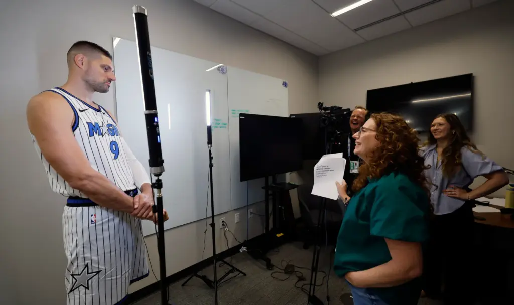 Orlando Magic Center Nikola VuÄeviÄ answers the Orlando Sentinel quiz...