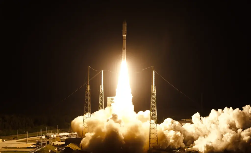A United Launch Alliance Atlas V rocket launches on the...