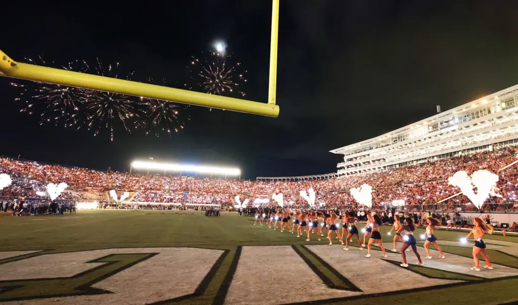 The stadium is pictured during the Georgia State at UCF...