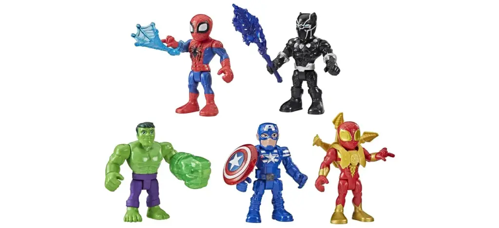 Playskool Heroes Marvel Super Hero Adventures Action Figure 5-Pack