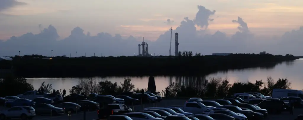 A SpaceX Falcon Heavy carrying NASA's Nancy Grace Roman Space...