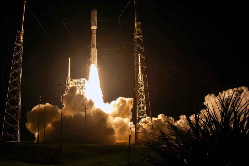 A United Launch Alliance Atlas V rocket launches on the...