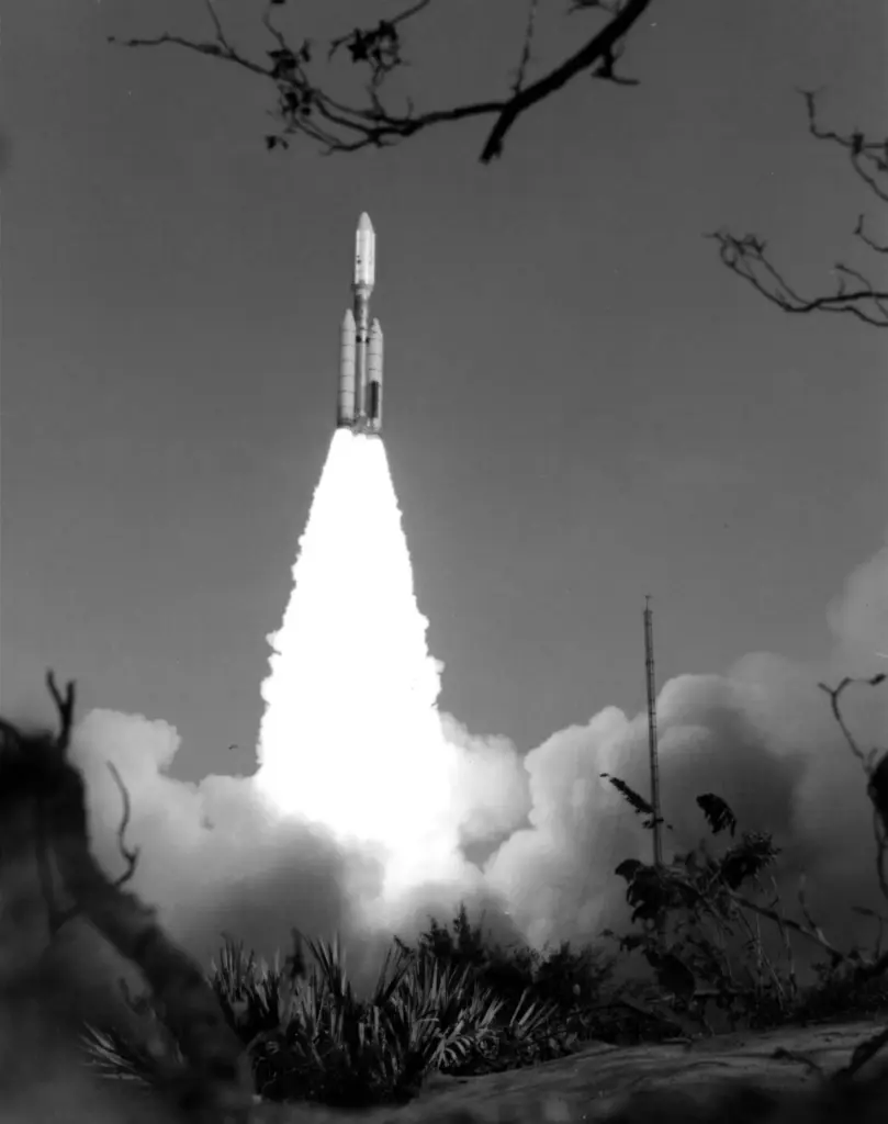 Voyager 1 was launched atop Titan-Centaur-6 at Cape Canaveral's Launch...