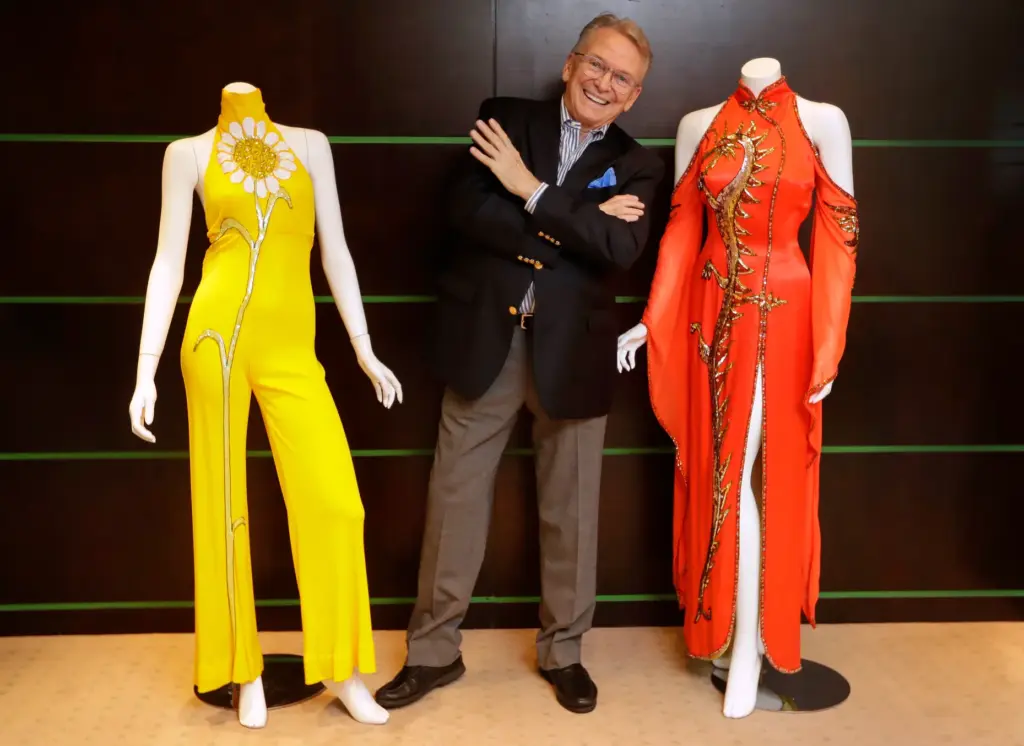 FILE – Fashion and Costume Designer Bob Mackie poses with...