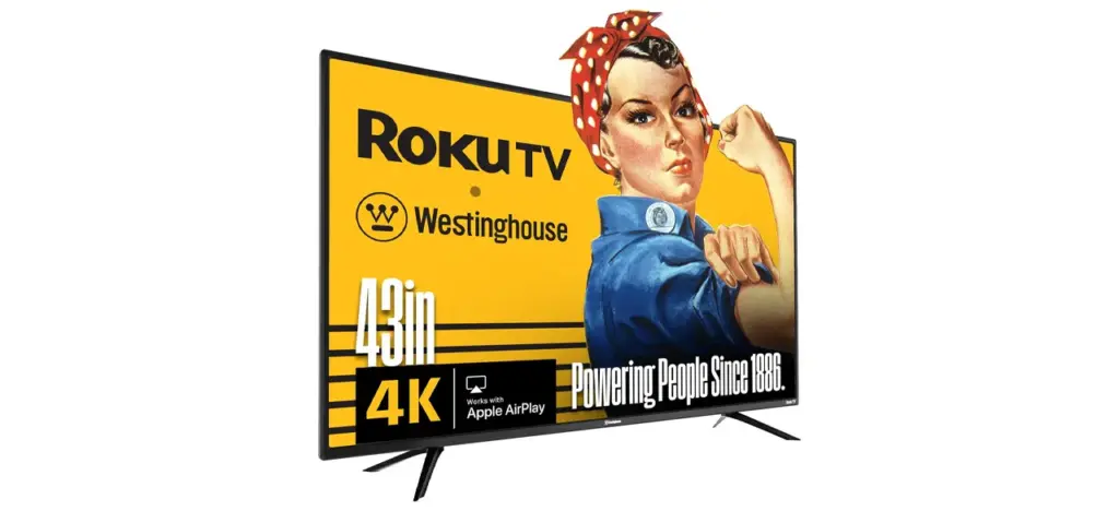 Westinghouse 43-inch 4K Ultra HD Roku Smart TV