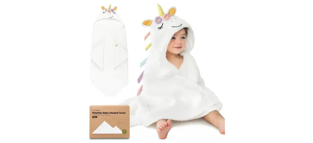 KeaBabies Organic Baby Towel with Hood