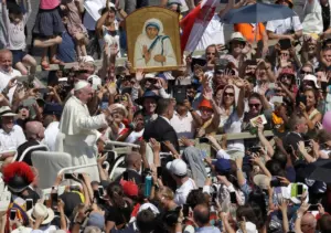 Today in History: September 4, Mother Teresa canonized by Pope Francis