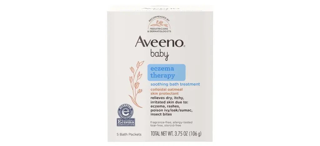 Aveeno Baby Eczema Therapy Soothing Bath Treatment