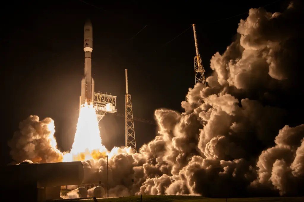 A United Launch Alliance Atlas V rocket launches on the...