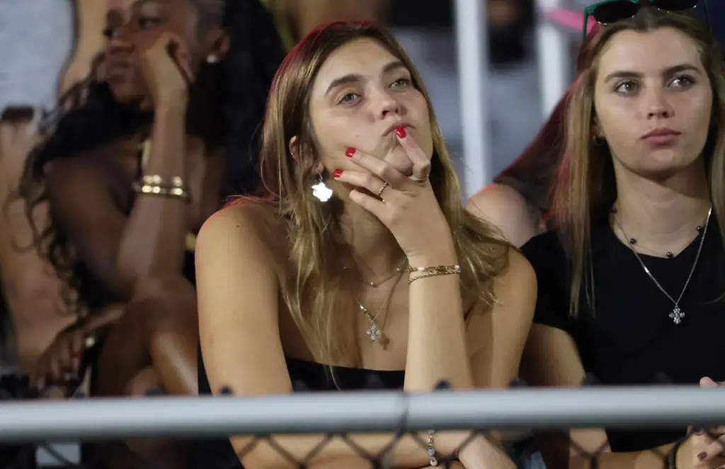 UCF fans were frustrated early in the game during the...