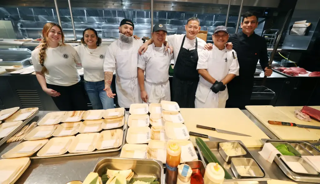 The Seito Sushi team is pictured during the Sushi Showdown...