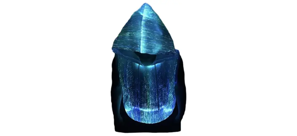 Fiber Optic Fabric LED Hoodie
