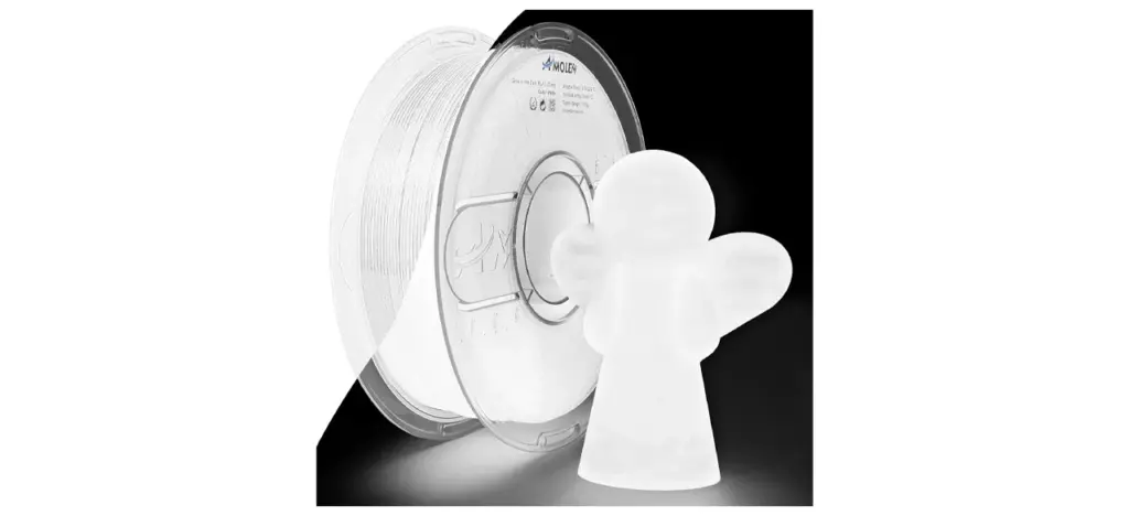 Amolen PLA Glow-In-The-Dark 3D Printer Filament