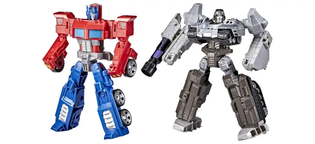 Transformer Toys Heroes and Villains 2-Pack Megatron and Optimus Prime