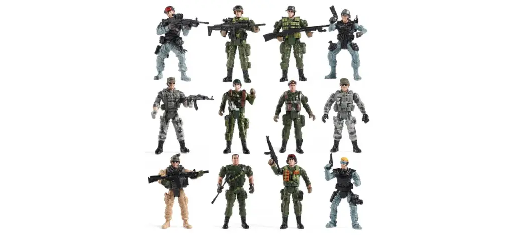 Mr. River U.S. Army SWAT Team Toy Soldier Action Figures