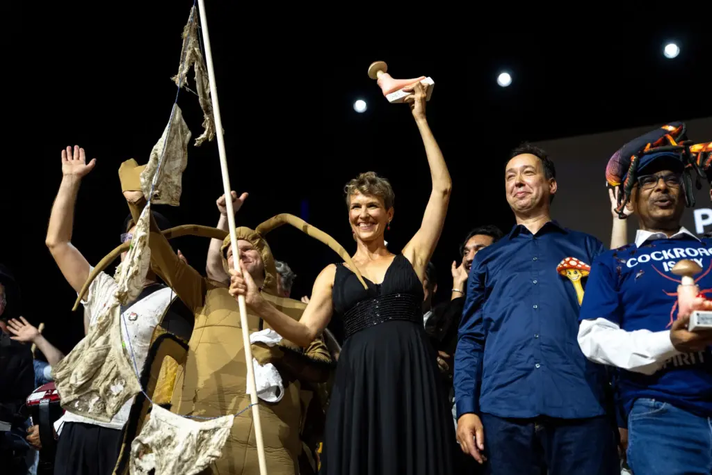 From left, Atlant Bieri, Pia Viviani and Marcel van der...