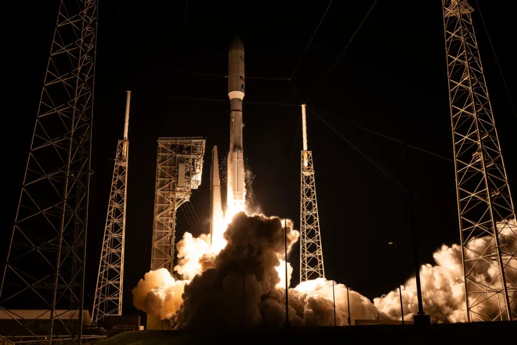 A United Launch Alliance Atlas V rocket launches on the...